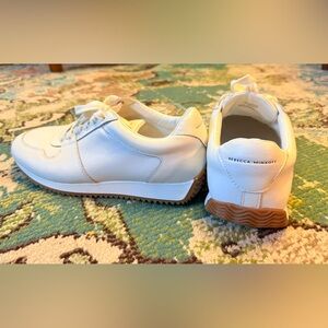 Rebecca Minkoff RARE White Leather Sneakers Women’s Size 9 EU 40.5